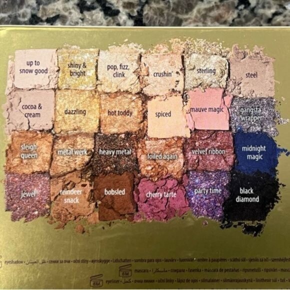 NIB TARTE LIMITED EDITION WINTER WONDERLAND LUXE EYESHADOW PALETTE AND MINIS SET - Picture 4 of 15